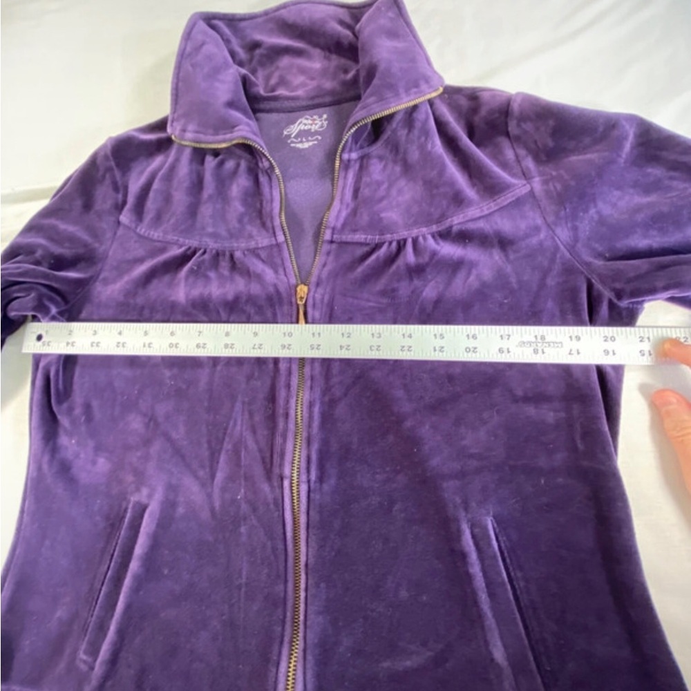 Style & Co Sport Velour Active Lounge Wear S-Pant L-Jacket & Simply Vera Shirt - Picture 12 of 14